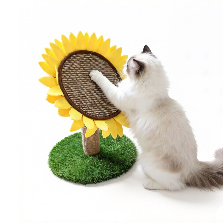 Sunflower Scratching Post Sisal 30×30×45cm