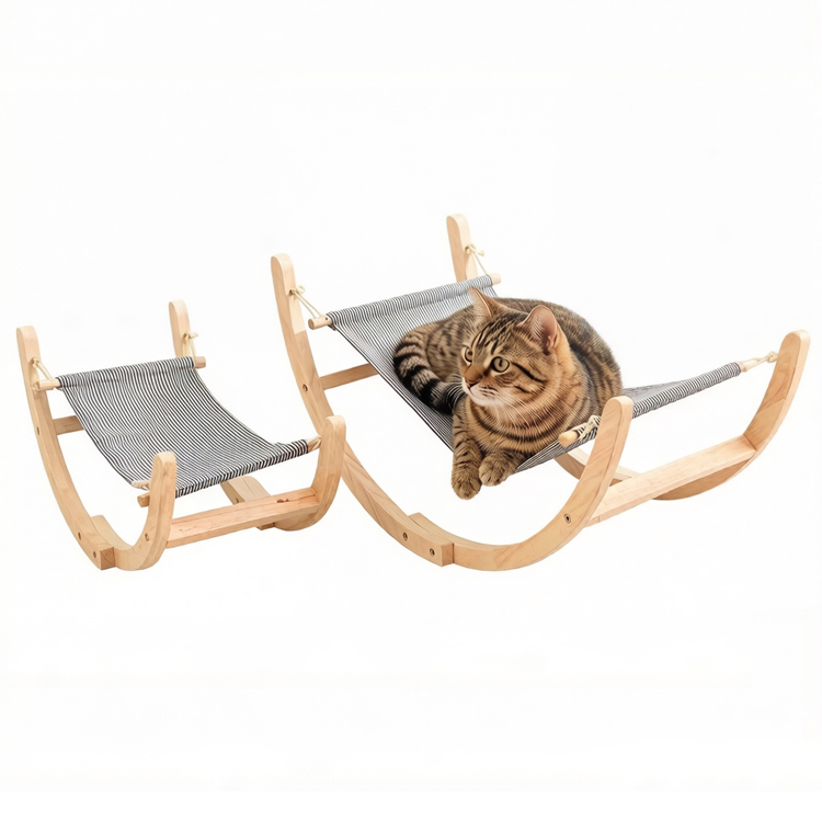 Cat Floor Hammock Wood 50×25.5×25.3cm