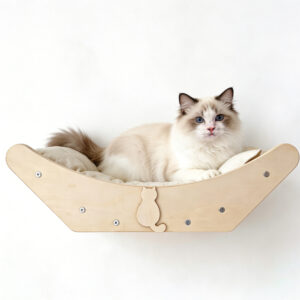Cat Wall Mounted Bed Plywood 51×27×15 cm