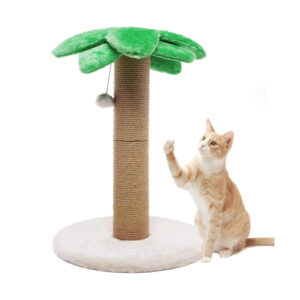 Coconut tree cat scratcher for kittens