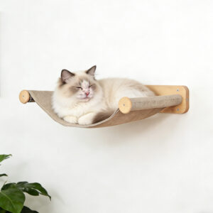 Hanging Cat Hammock Wood 17.3×12.3×2.32"