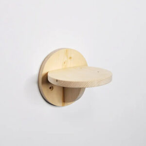 Modern Wall-Mounted Cat Climbing Frame with Wooden Shelves – Space-Saving Indoor Cat Furniture for Play & Rest
