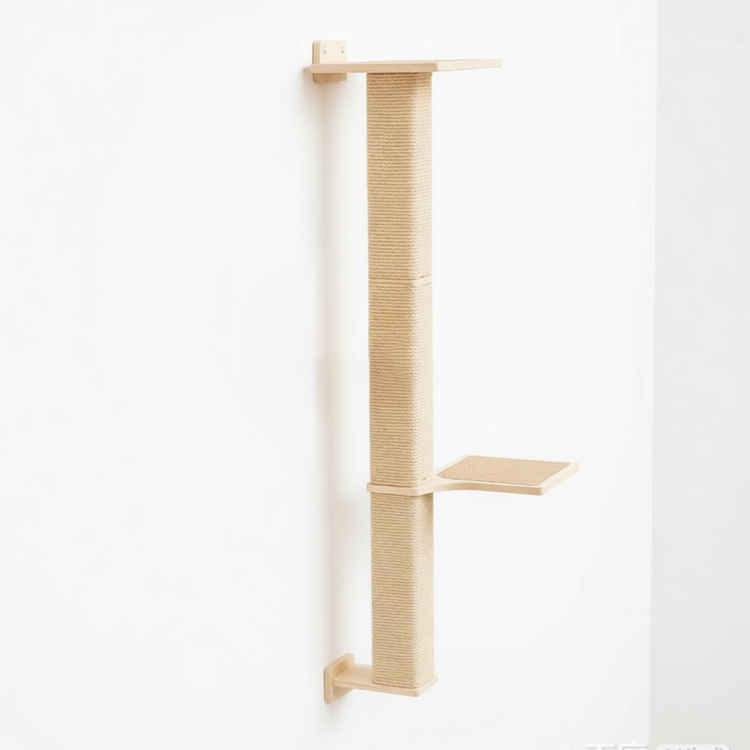 Wall Mounted Cat Climbing Frame Wood 74×29×29cm - Image 3