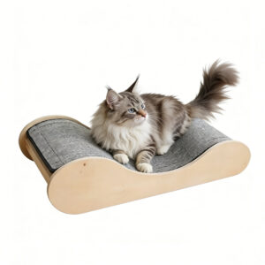 Cat Bed And Scratching Post Plywood 58×32×15cm