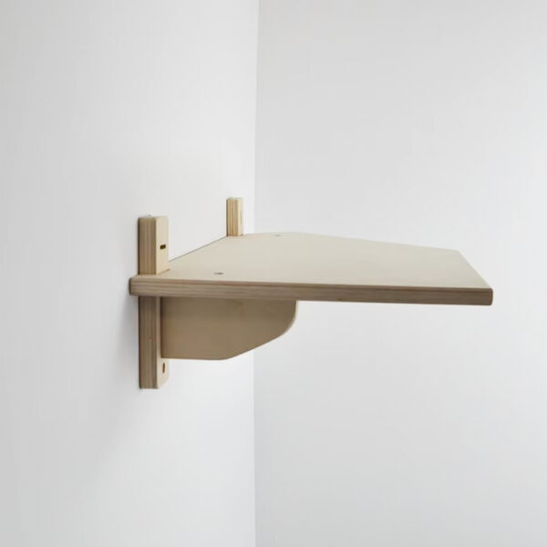 Wall-Mounted Solid Wood Cat Climbing Bed