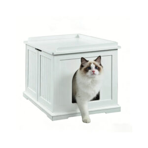 Cat Box Litter Enclosure Wood 20.24″×21.26″W