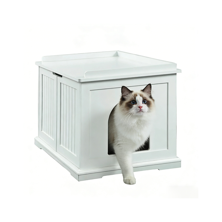 Cat Box Litter Enclosure Wood 20.24″×21.26″W