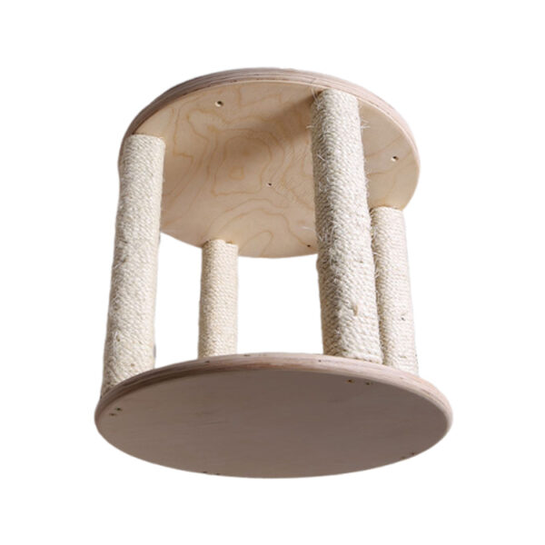 Ceiling-Mounted Cat Climbing Shelf with Rope Wrapping