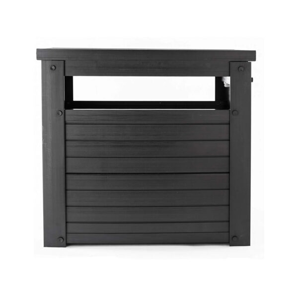 Eco-Friendly Composite Litter Box Enclosure with Flip-Door End Table Design