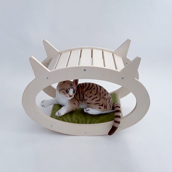 Eco-friendly Wooden Cat Wall Bed