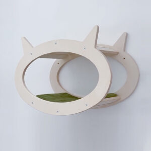 Eco-friendly Wooden Cat Wall Bed