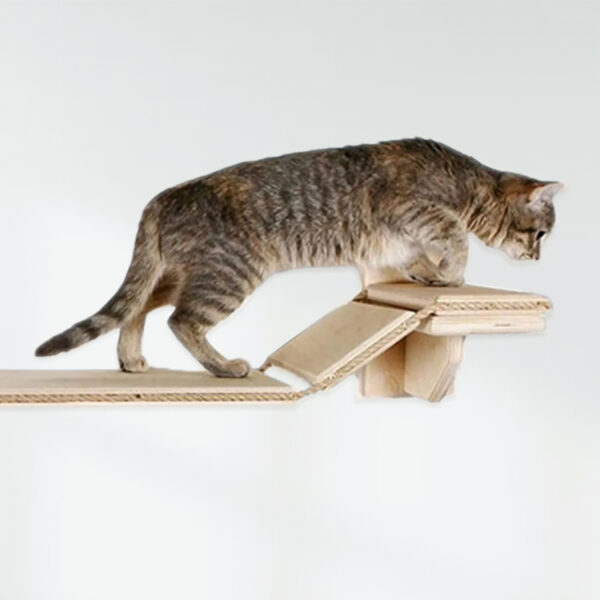 ​Multi-Functional Wall-Mounted Cat Climbing Bridge