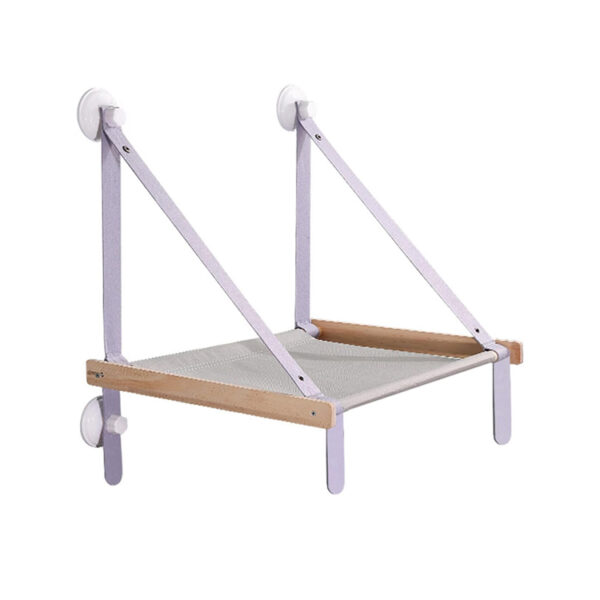 ​​Sturdy Foldable Cat Window Hammock with Suction Cups​​