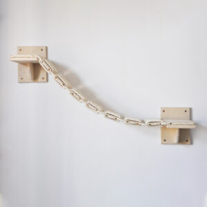 Cat Climbing Bridge Plywood 100×19×19cm