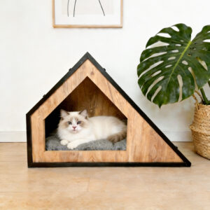 Indoor Cat Bed MDF 40x70x50cm