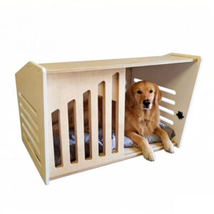 Modern Indoor Dog House Plywood 65×52×44cm