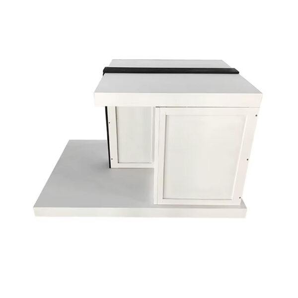Outdoor Wooden Flat Roof Dog House