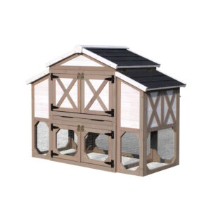 Pine Barn Chicken Coop with Run