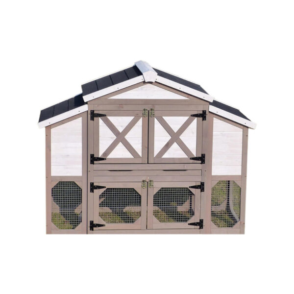 Pine Barn Chicken Coop with Run