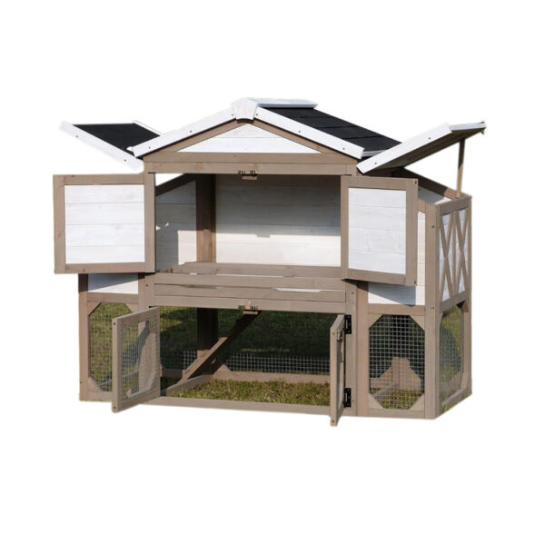 Pine Barn Chicken Coop with Run