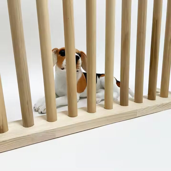 Portable Wooden Dog Gate