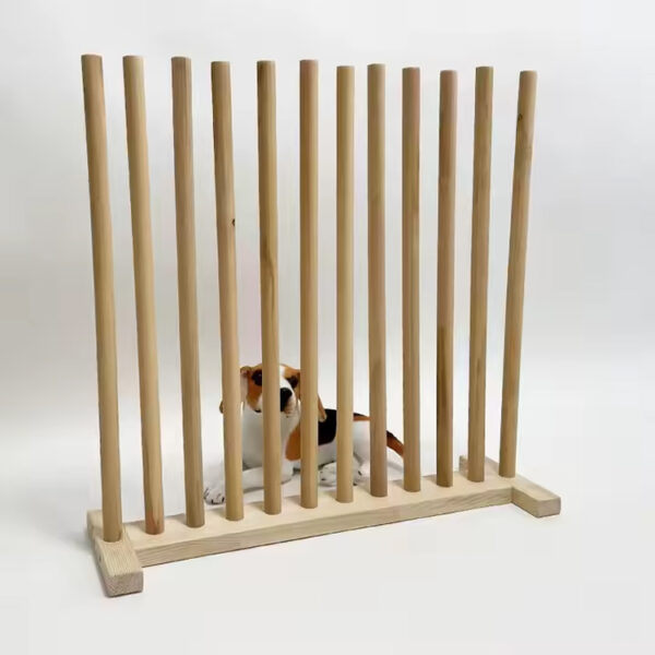 Portable Wooden Dog Gate
