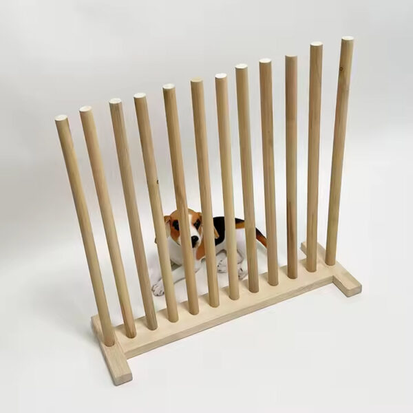 Portable Wooden Dog Gate