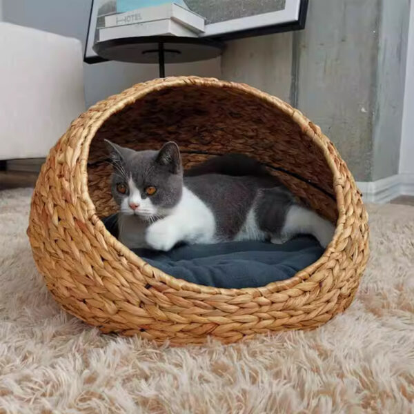 Rattan Woven Cat Bed​​