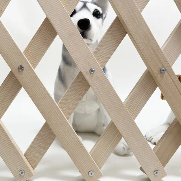 Solid Wood Folding Pet Gate and Playpen