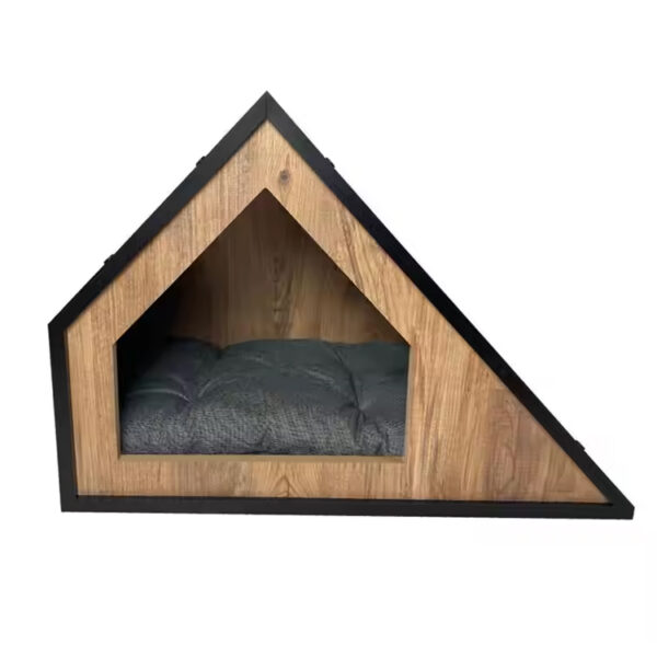 Wooden Indoor Cat Cage and Bed
