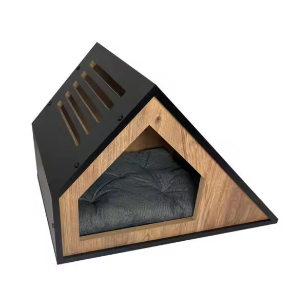 Wooden Indoor Cat Cage and Bed