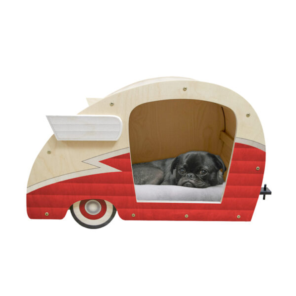 Wooden Trailer Dog Furniture Bed