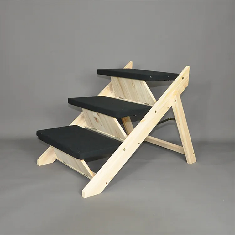 ​​2-in-1 Foldable Pet Stairs and Ramp with 3 Steps​​