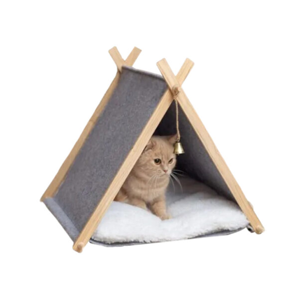 ​​Hypoallergenic Felt Pet Tent with Pillow​​