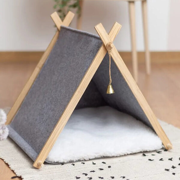 ​​Hypoallergenic Felt Pet Tent with Pillow​​