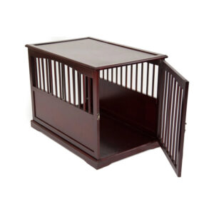 ​​Large Wooden End Table Pet Crate​​