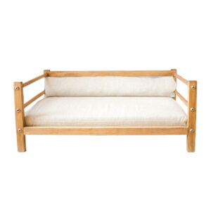 ​​Medium Wooden Sofa-Style Pet Bed​​