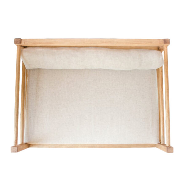 ​​Medium Wooden Sofa-Style Pet Bed​​