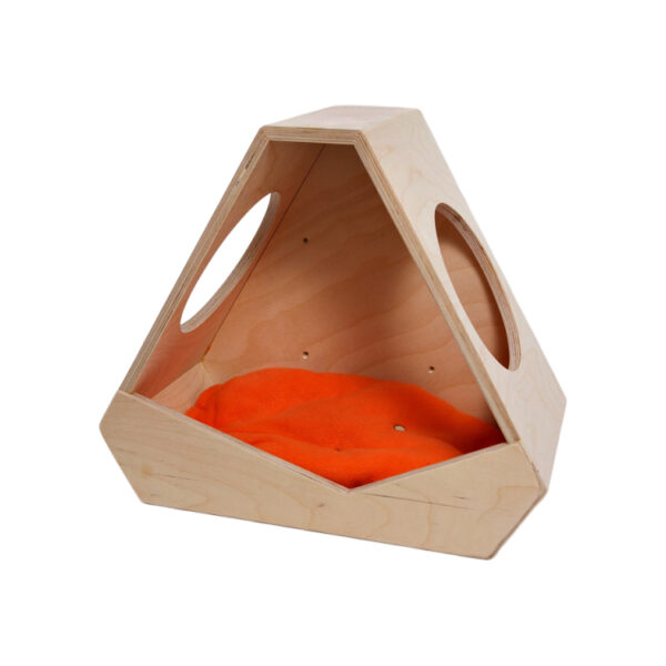 ​​Wall-Mountable Cat House with Fleece Bed​​