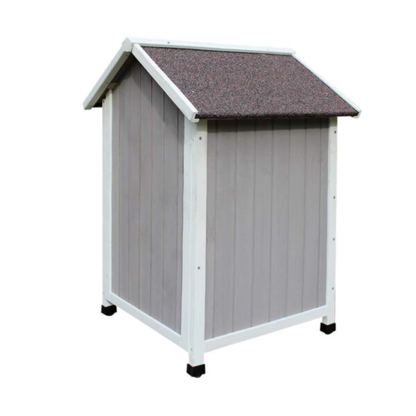 ​​Weatherproof 2-Story Outdoor Cat Shelter with Balcony and Escape Door​​