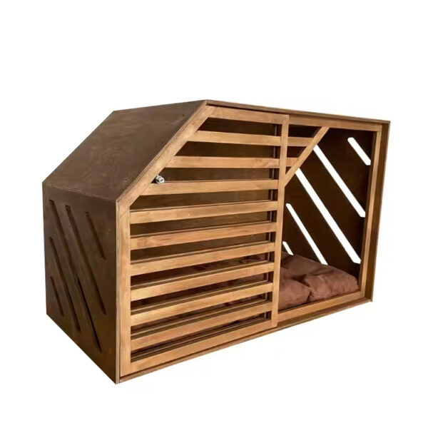 ​​Wooden Indoor Kennel Furniture Dog Crate​​