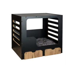 ​​Wooden Pet Bed with Storage Drawers​​