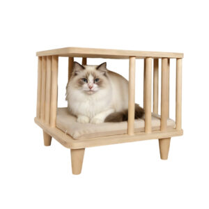 Cat Bed End Table Plywood 36×42×42cm
