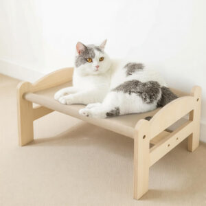 Cat Furniture Hammock Bed Wood 18.5″×13.4″×10.5″