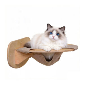 Cat Hammock Wall Hanging Wood 55×25cm