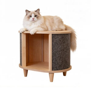 Cat Scratcher End Table Plywood 45×50×40cm