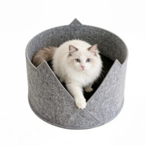 Felt Cave Cat Bed 45×45×30cm