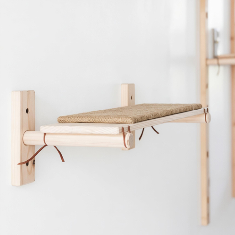 Indoor Cat Climbing Frame Perch Wood 457×140×150mm