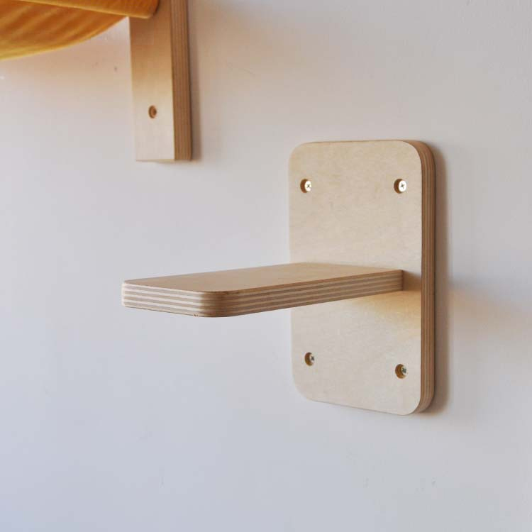 Modern Cat Climbing Shelves Plywood 12×19×19cm