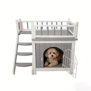 Outdoor Cat House Enclosure Wood 28×21×25